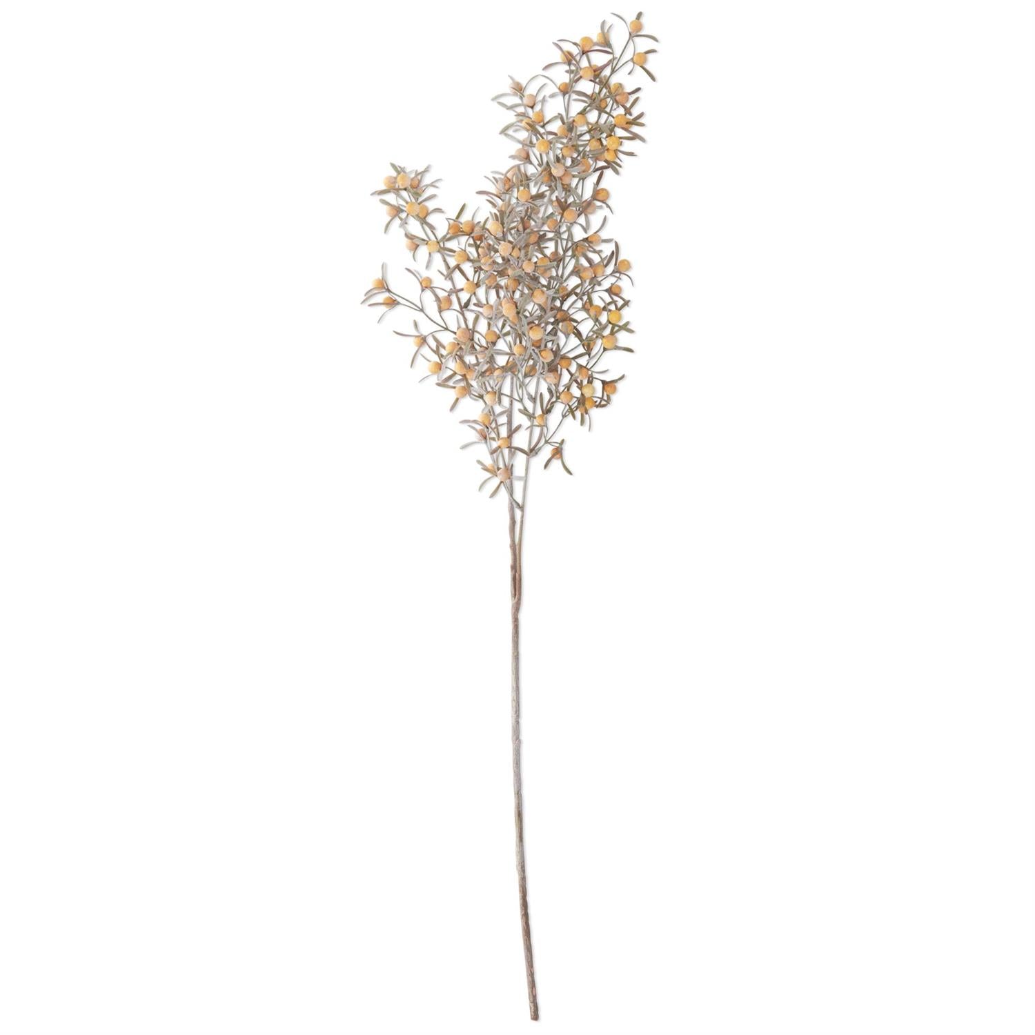 33 Inch Yellow Berry Spray