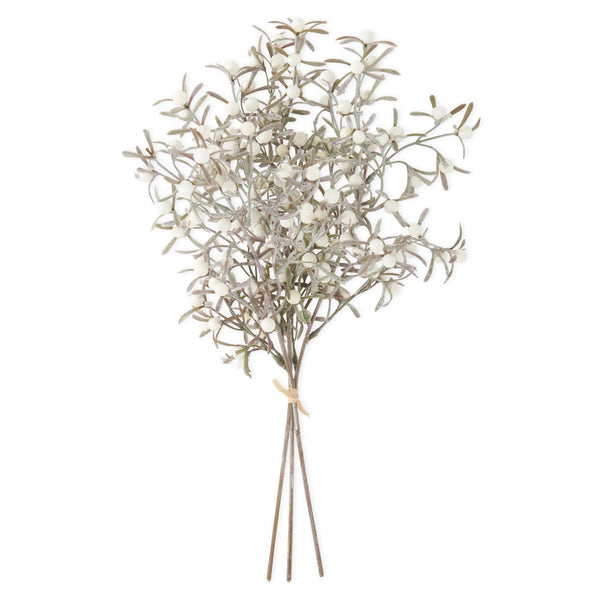 16 Inch White Berry Bundle (3 Stems)