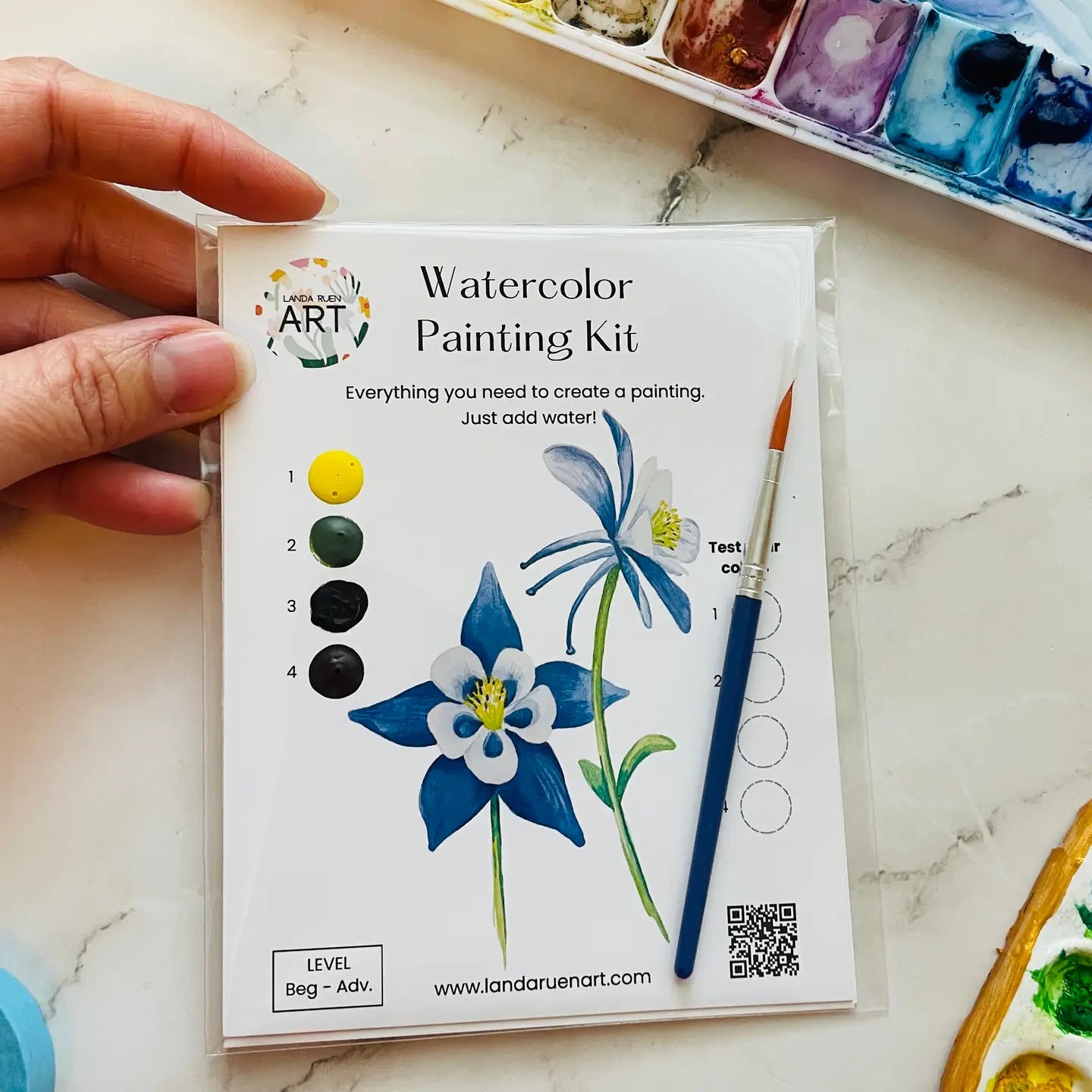 Watercolor Kits |Landa Ruen Art