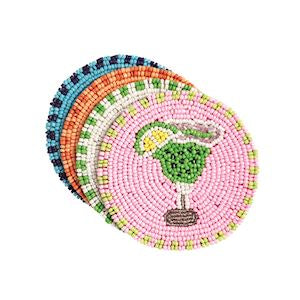 Cocktail Beaded Coasters