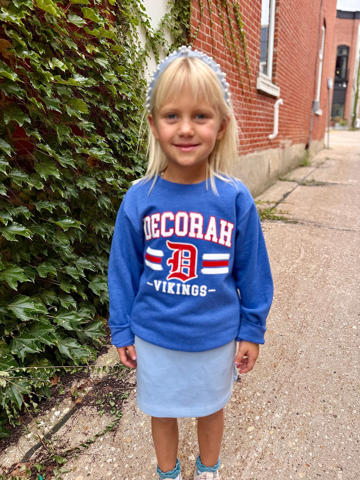 Decorah Vikings Youth Crew-Royal