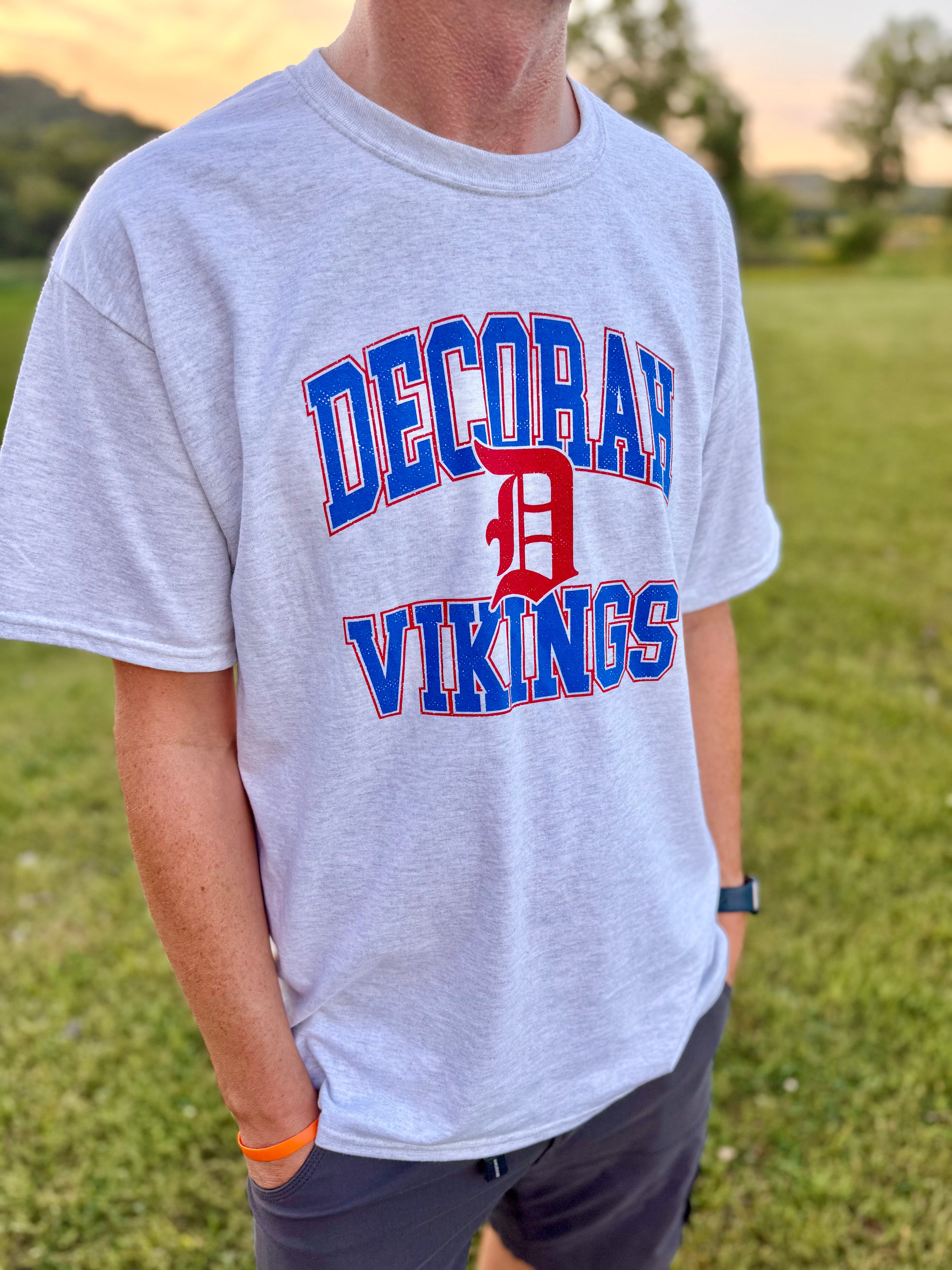 Decorah Vikings Tee | Ash Gray