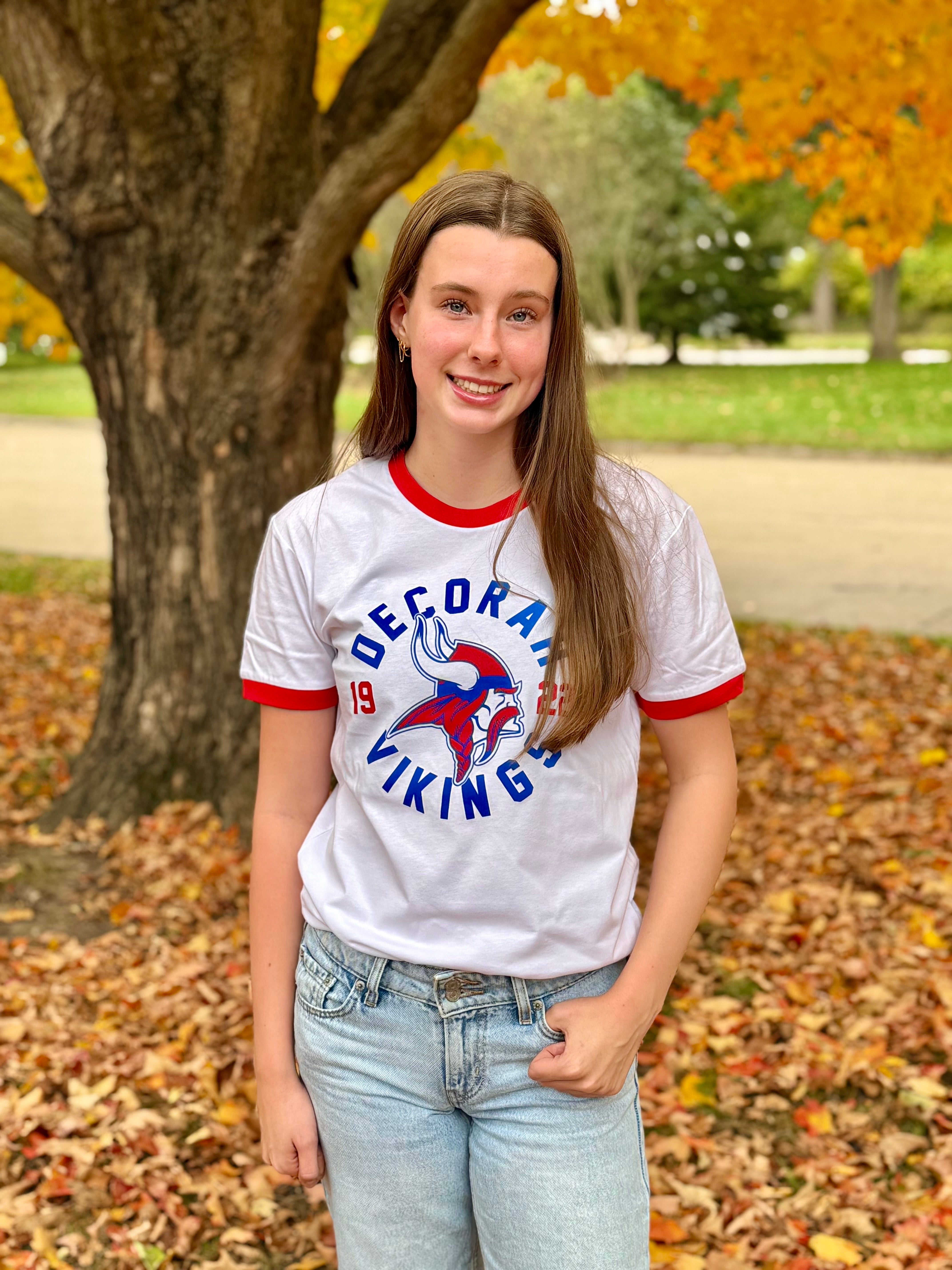 Decorah Vikings Ringer Tee