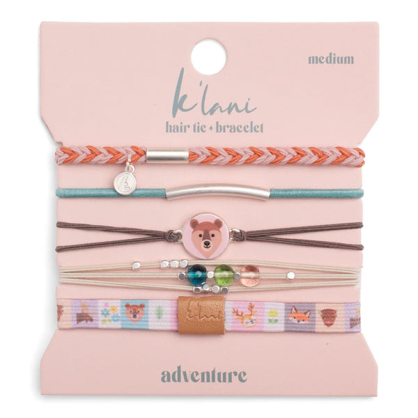 K'lani Hair Tie + Bracelets-Adventure