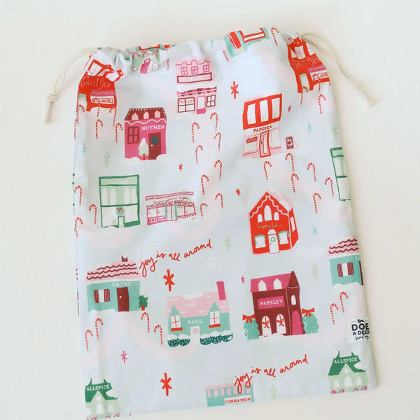 Christmas In The Village Bread Bag