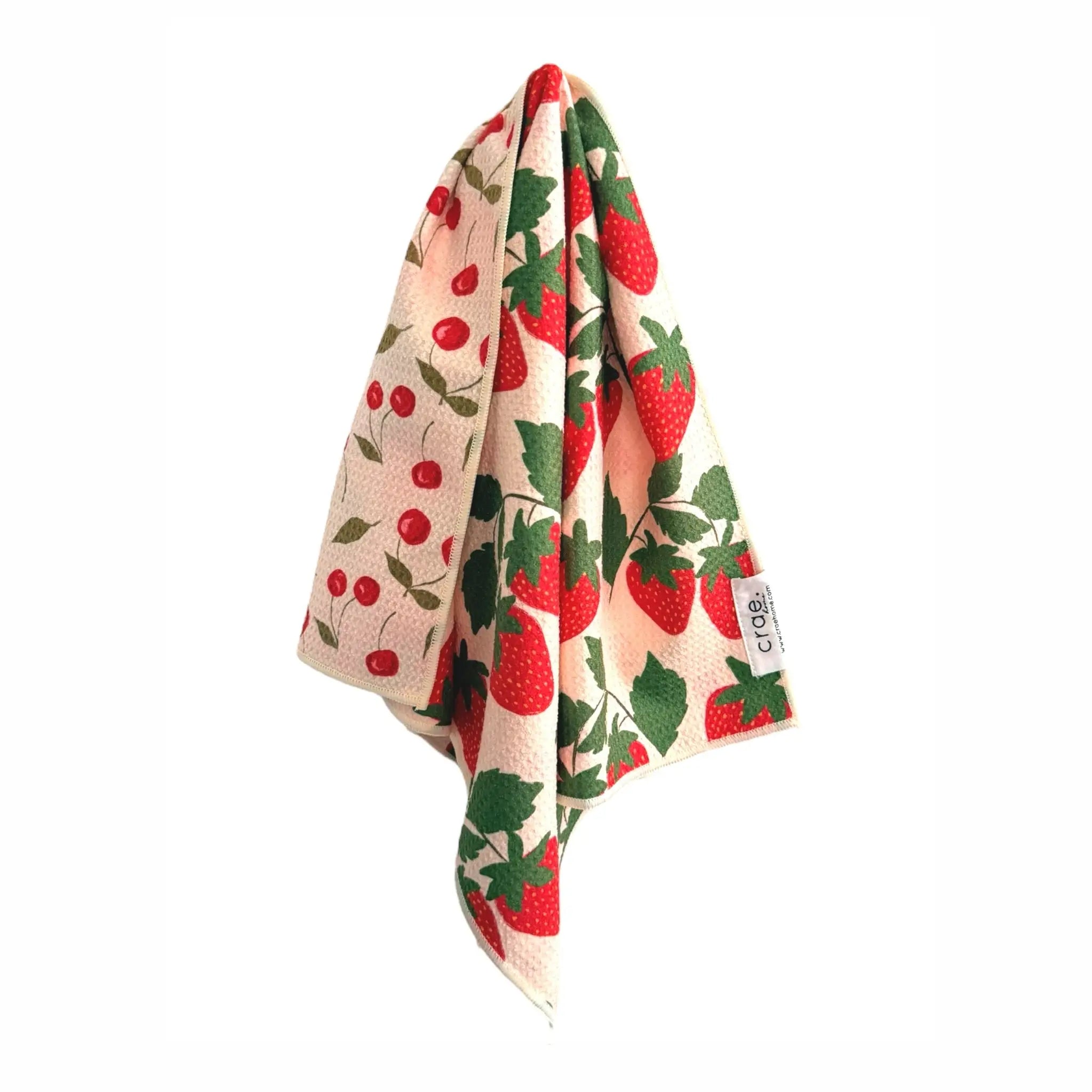 Berries & Cherries Reversible Hand Towel