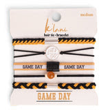 K'lani Hair Tie + Bracelets Gameday Black/Gold
