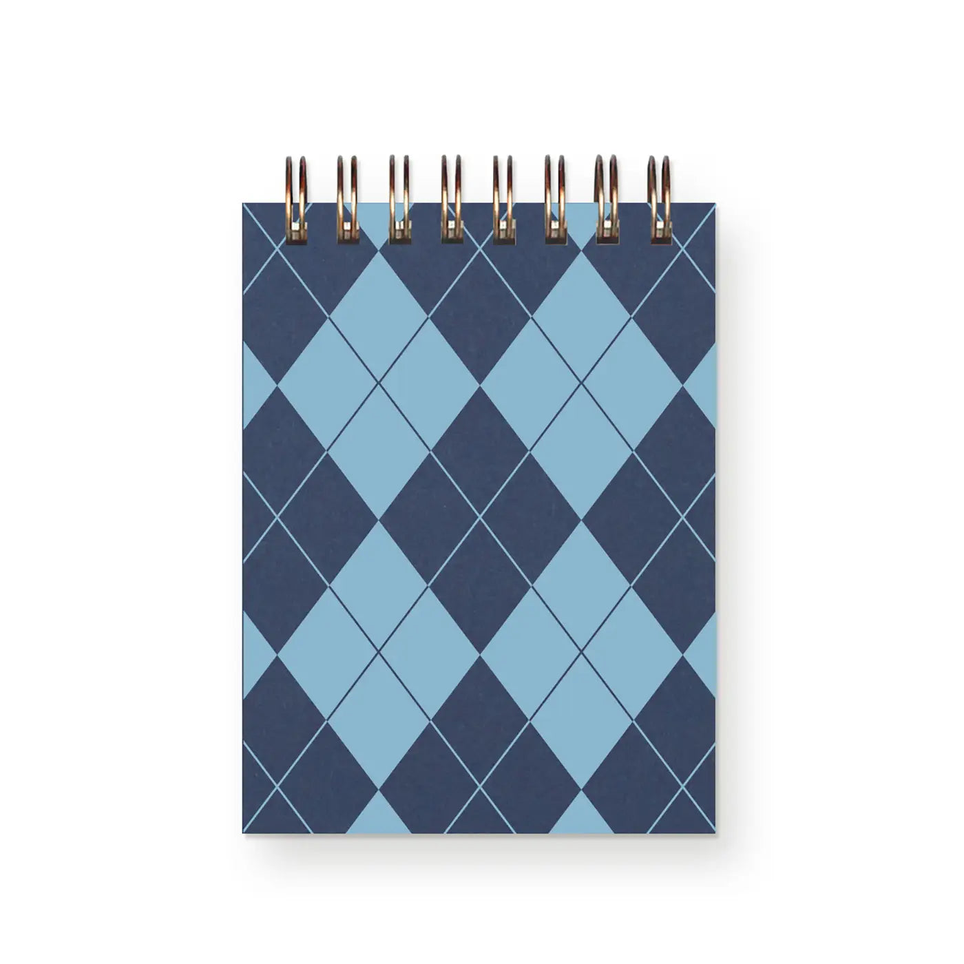 Mini Jotter Notebook in Argyle