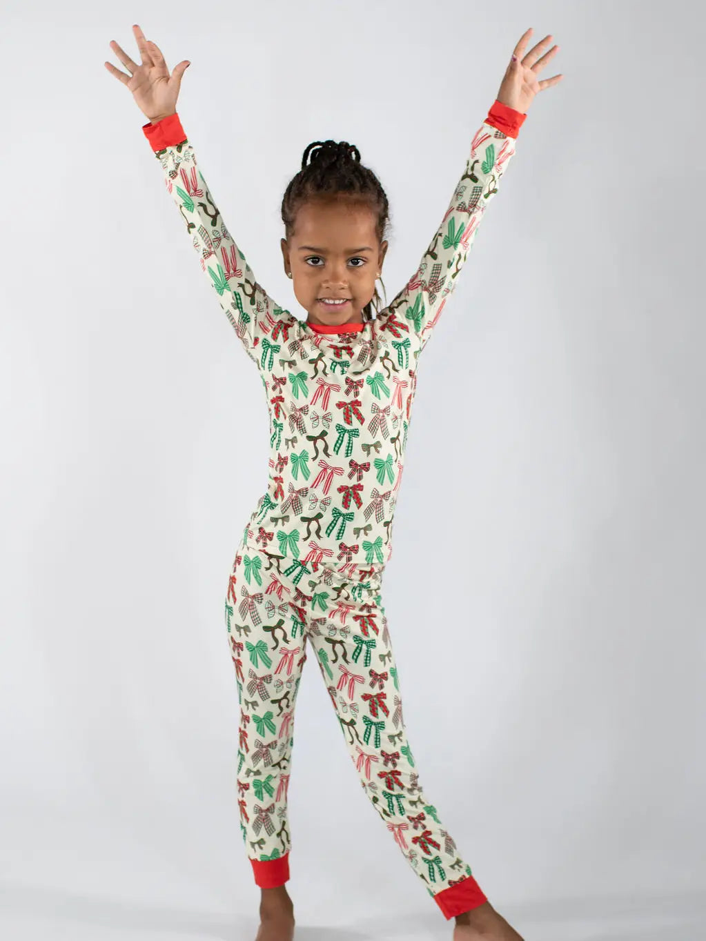 Holiday Bows Toddler PJs