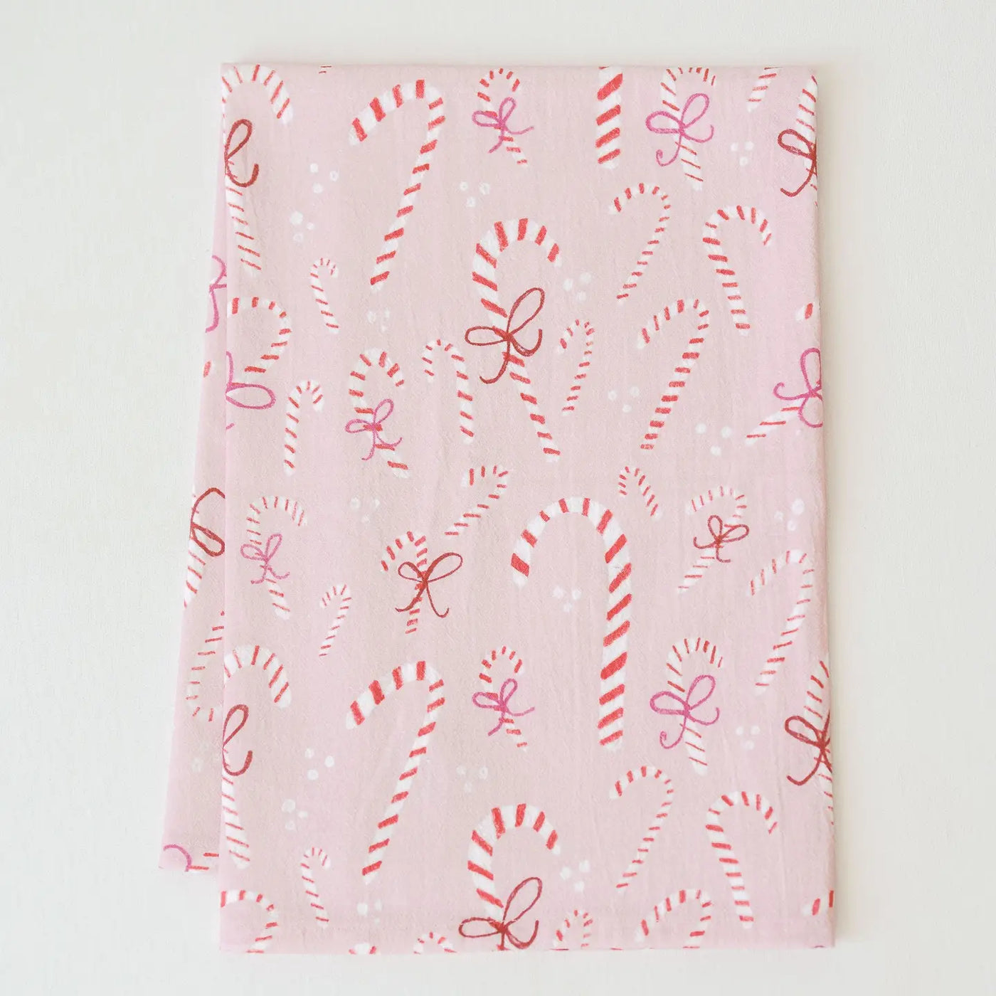 Candy Cane Full Print Flour Sack Towel
