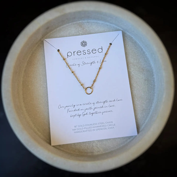 Circle of Strength & Love Necklace