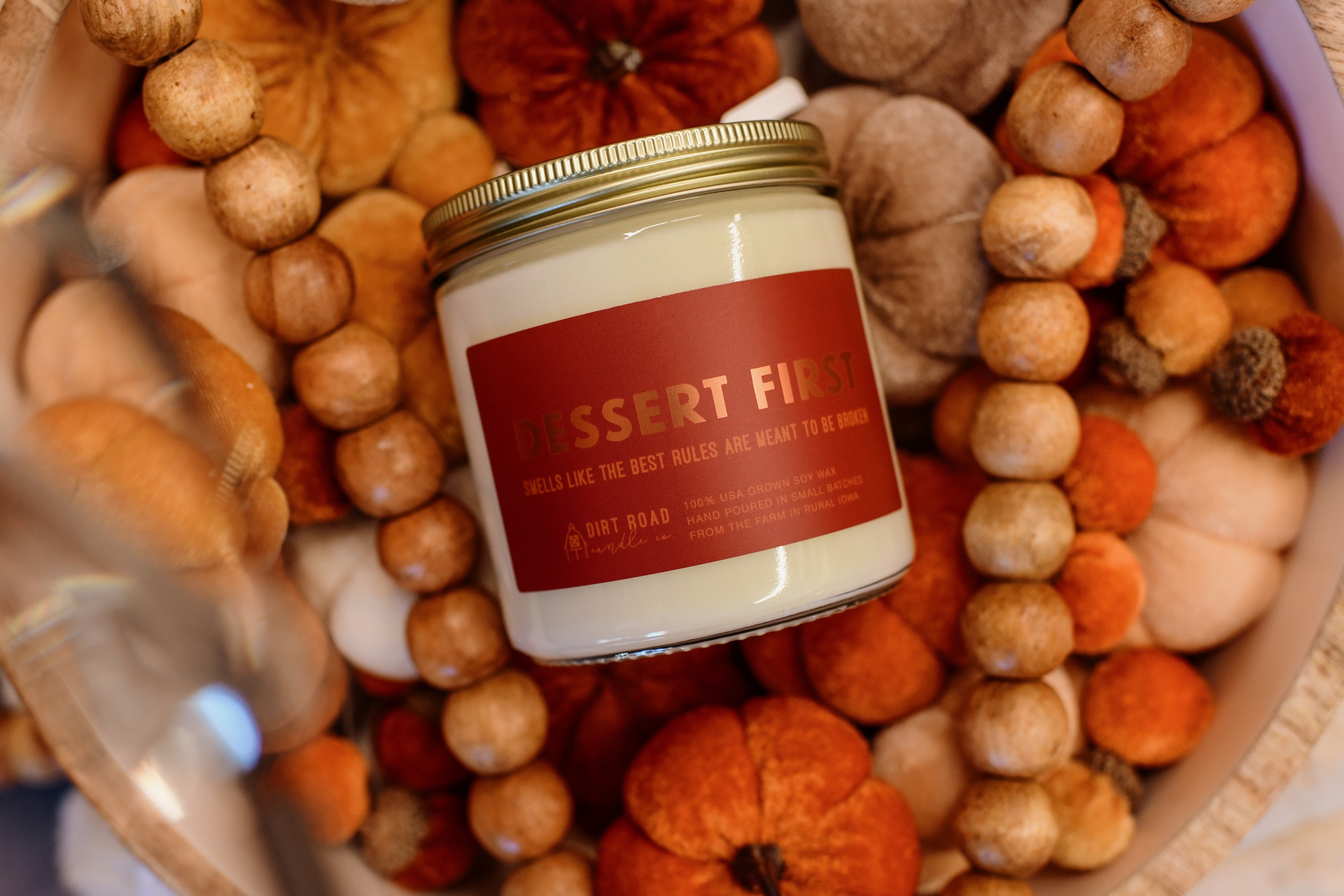 Dessert First Candle