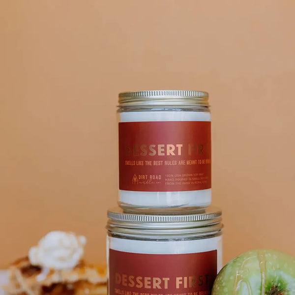 Dessert First Candle