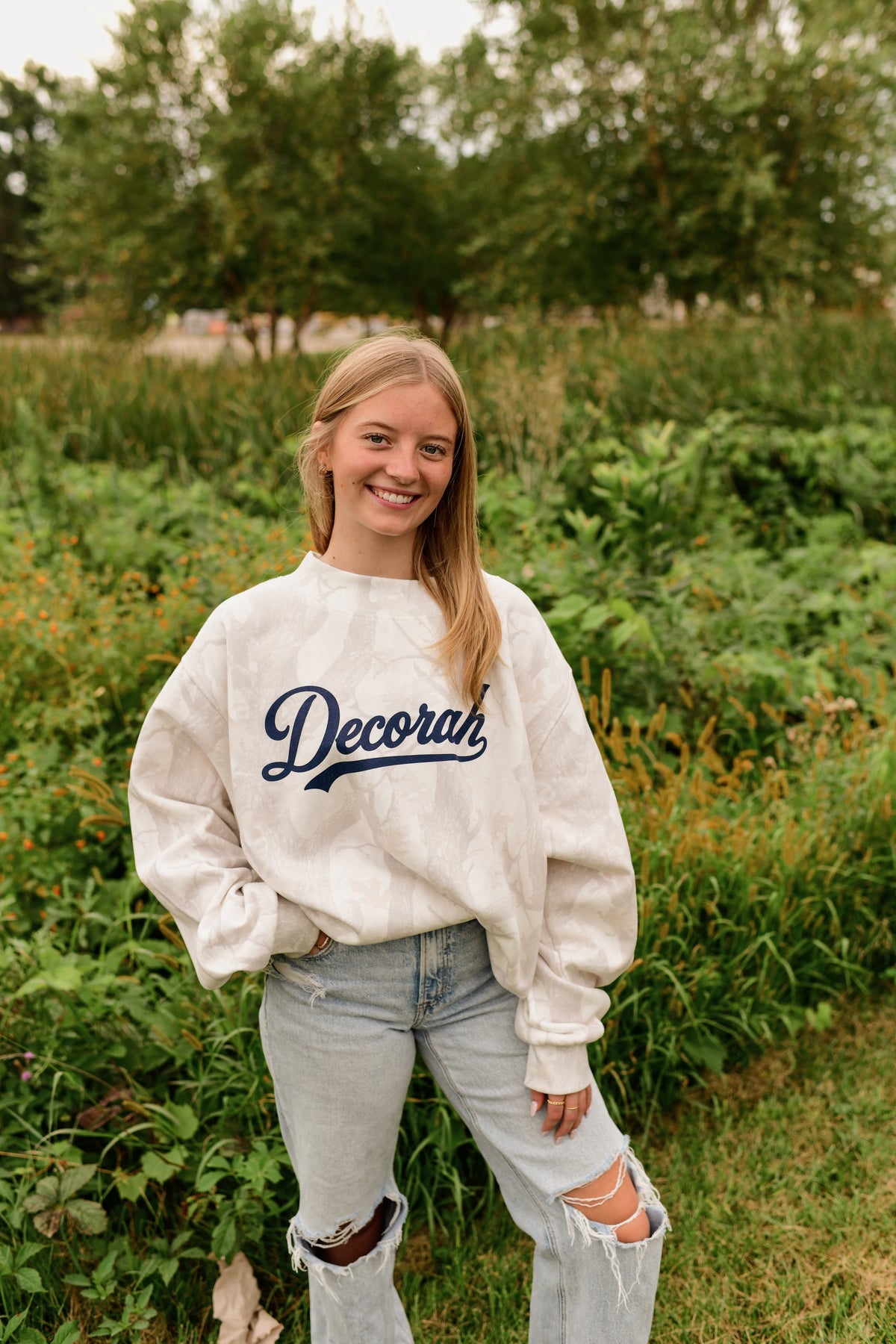 Decorah Camo Mock Neck Sweatshirt
