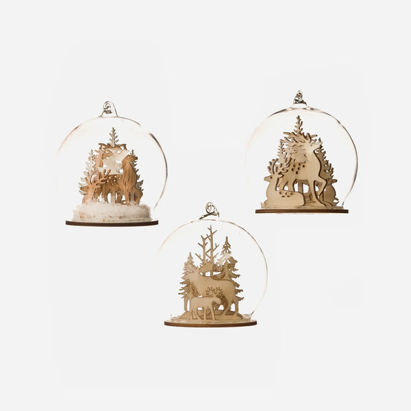 Deer Dome Ornament