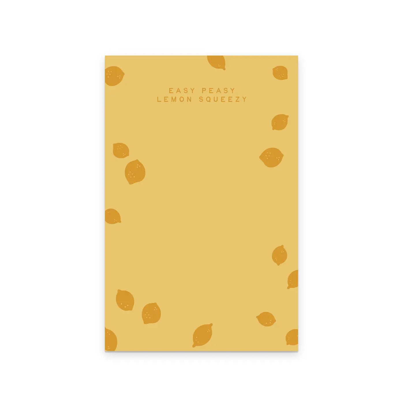 Easy Peasy Lemon Notepad