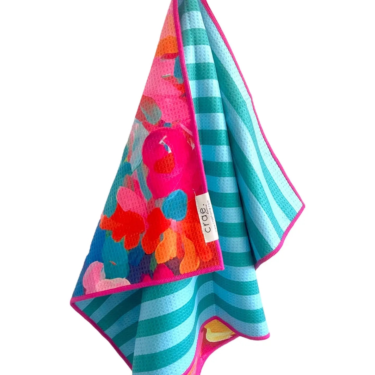 Etching Reversible Hand Towel