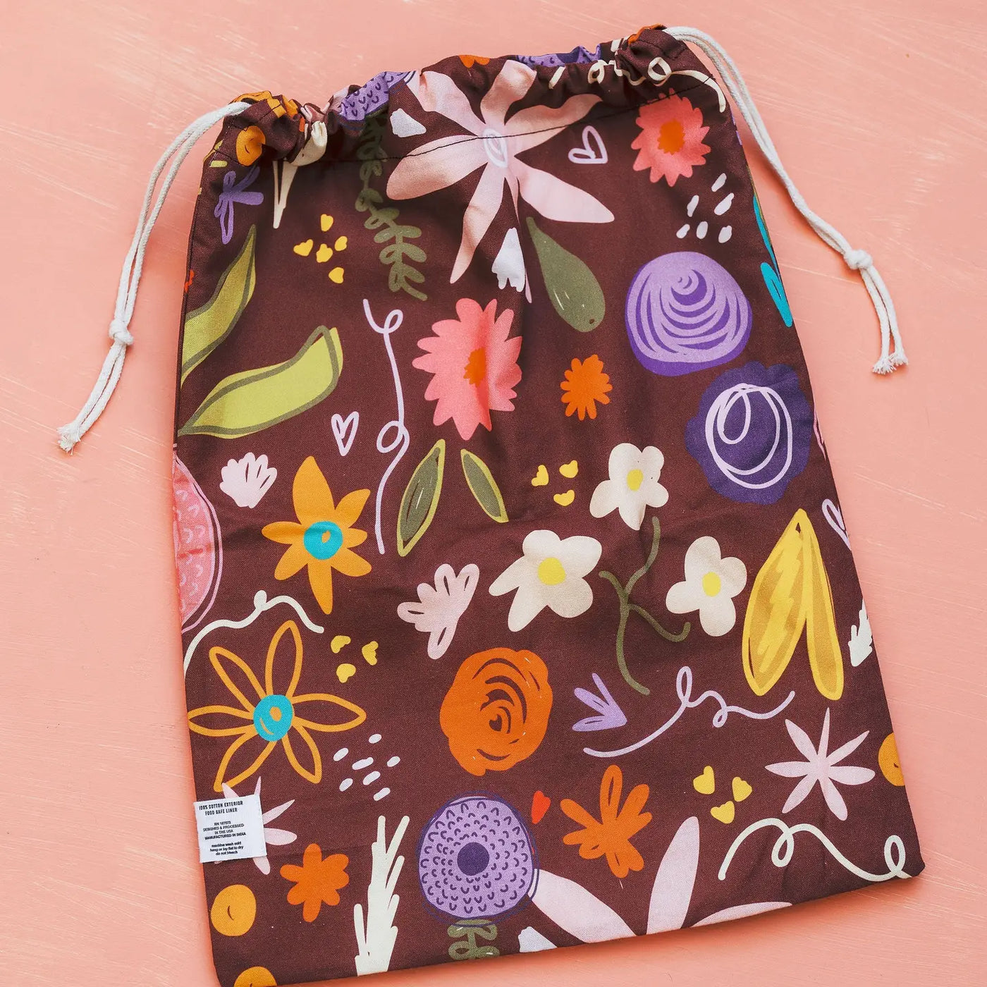 Fall Floral Bread Bag