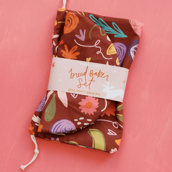 Fall Floral Bread Baker Set