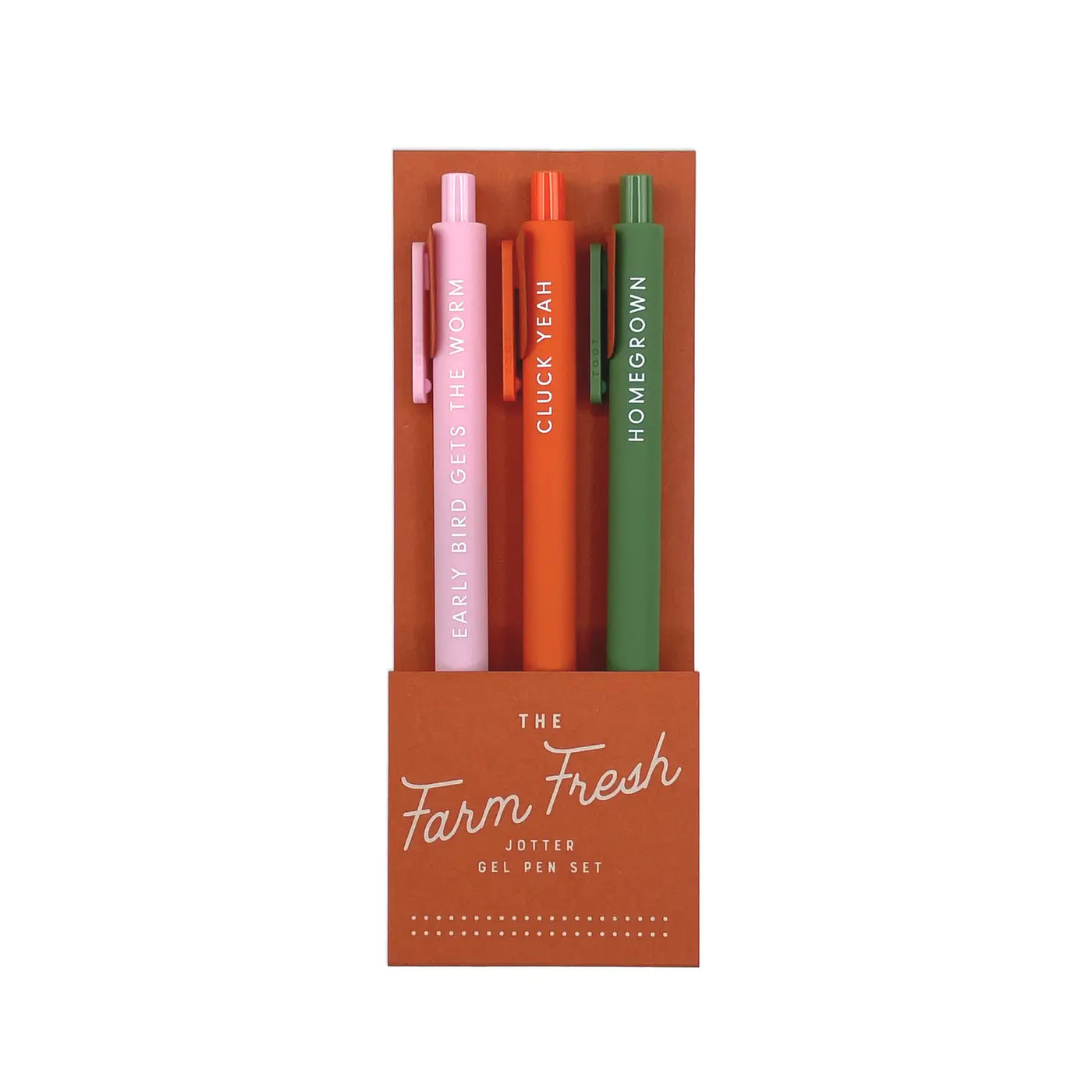 Farm Fresh Jotter Gel Pen Set