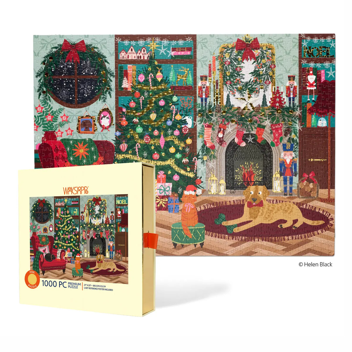 Festive Family Room 1000 Piece Puzzle