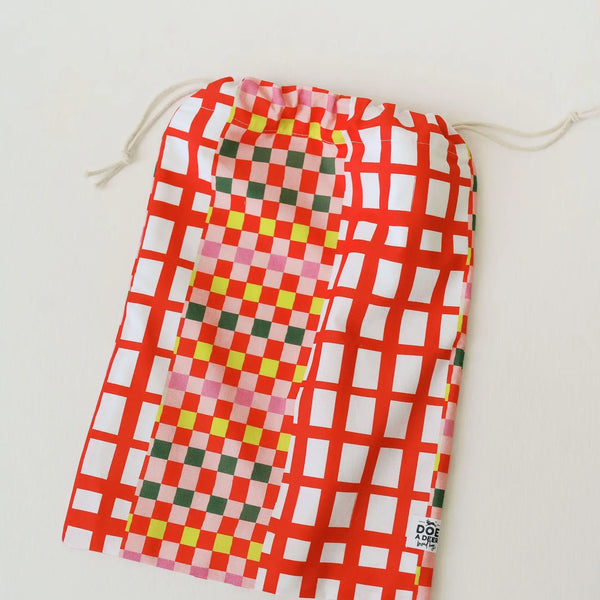 Fa La La Flannel Bread Bag