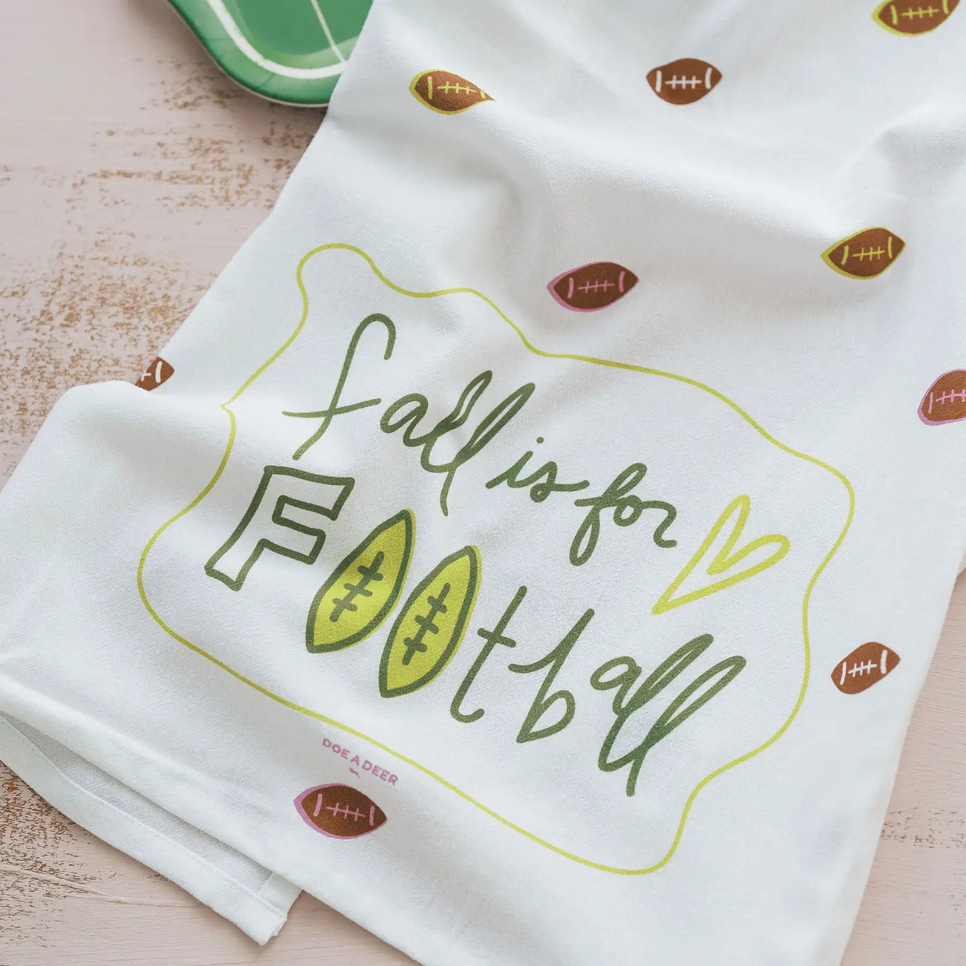 Fall Is For Football Full Pattern Flour Sack Towel