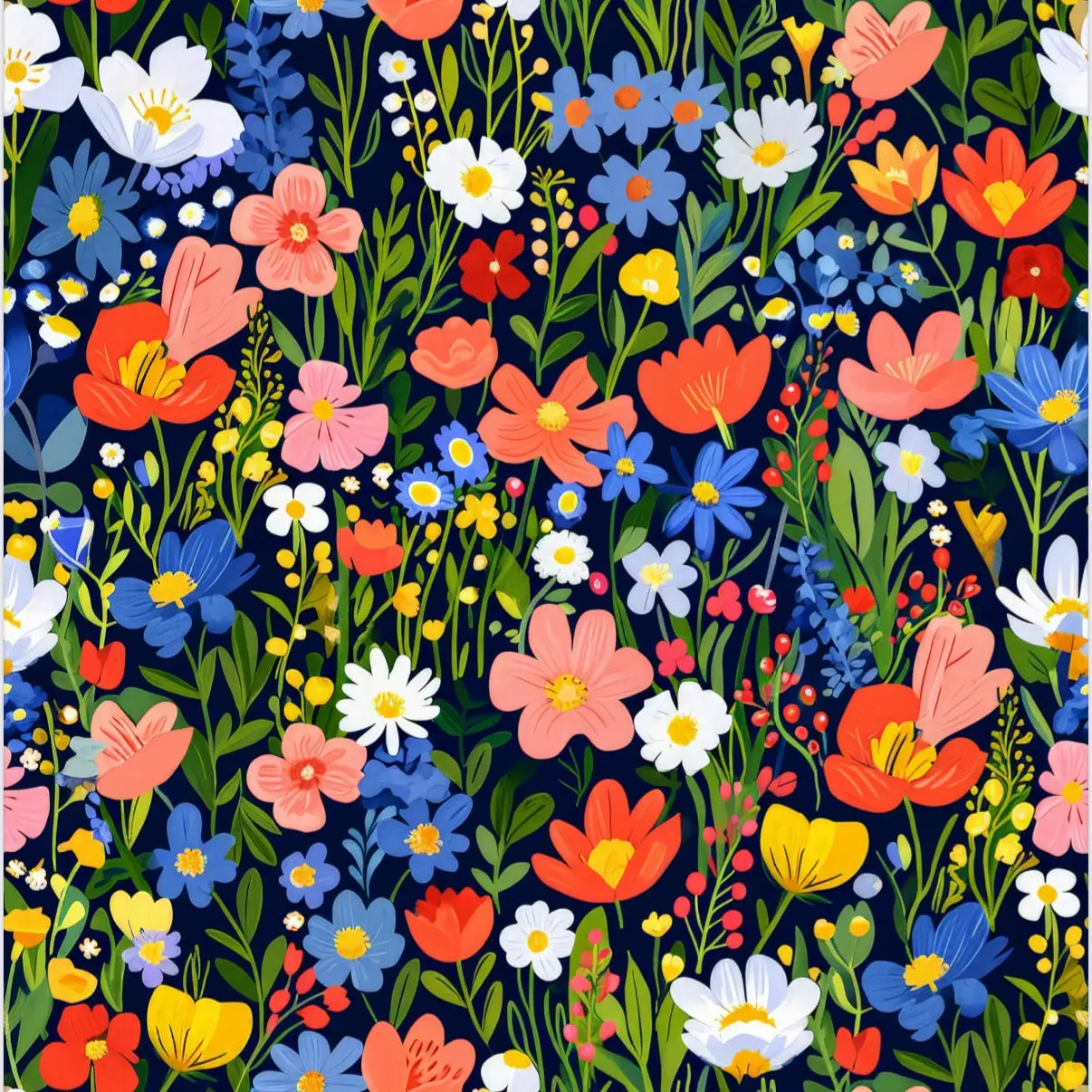 Floret Double Sided Hand Towel