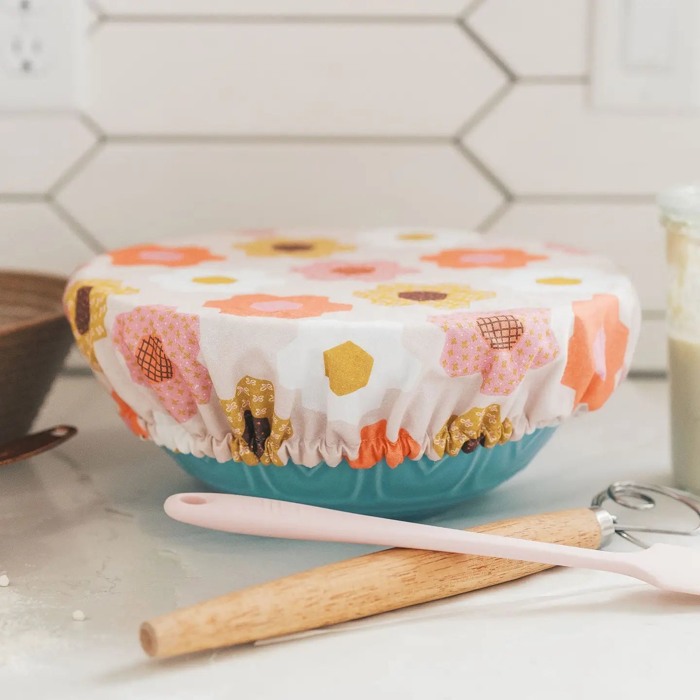 Flower Garden Bowl Cover- 10.5"