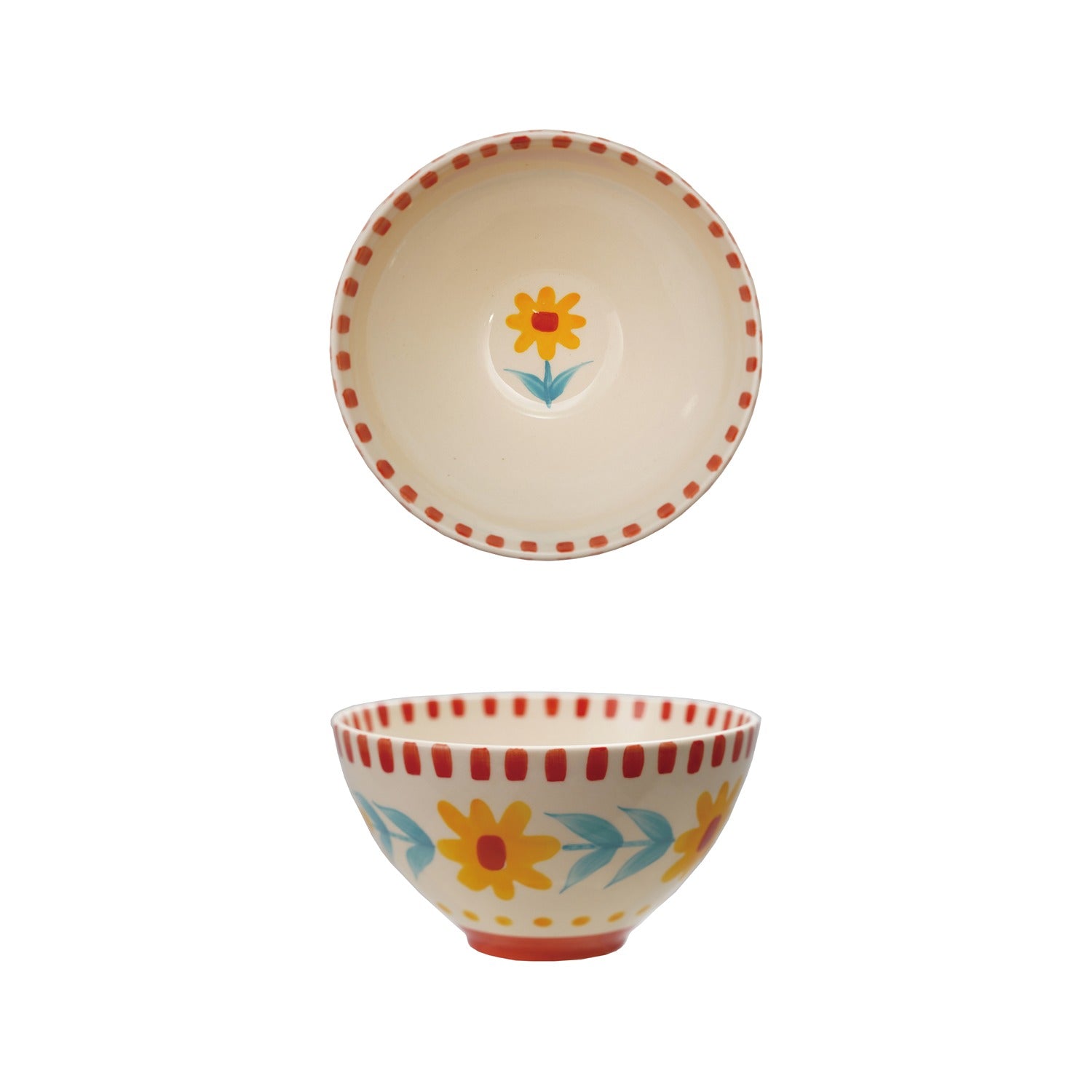 Floral Pattern 6" Bowl
