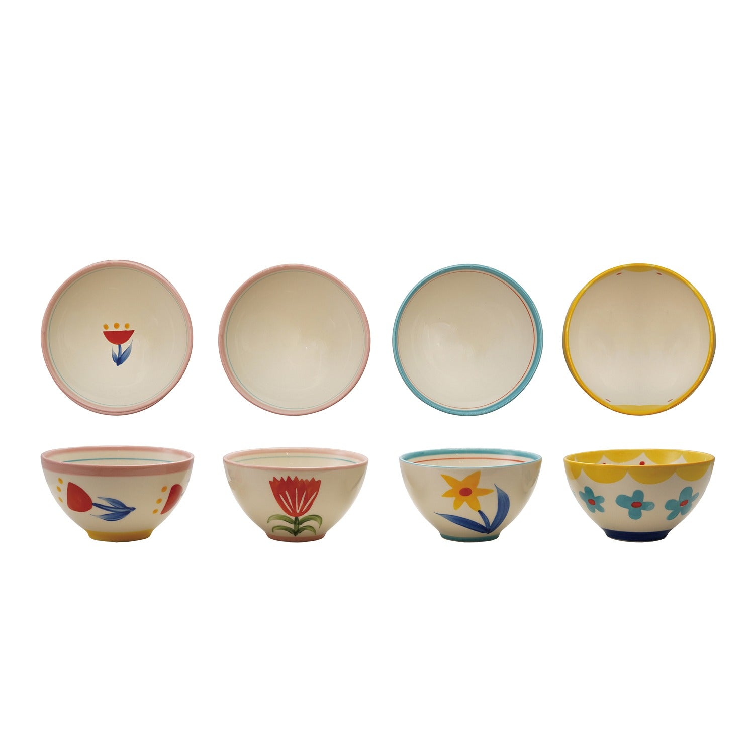 Floral Pattern 4" Bowl