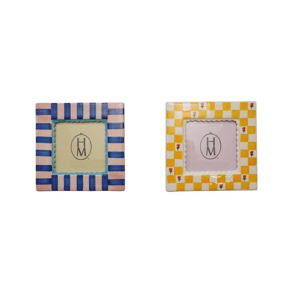 Stoneware Photo Frame 5.75"