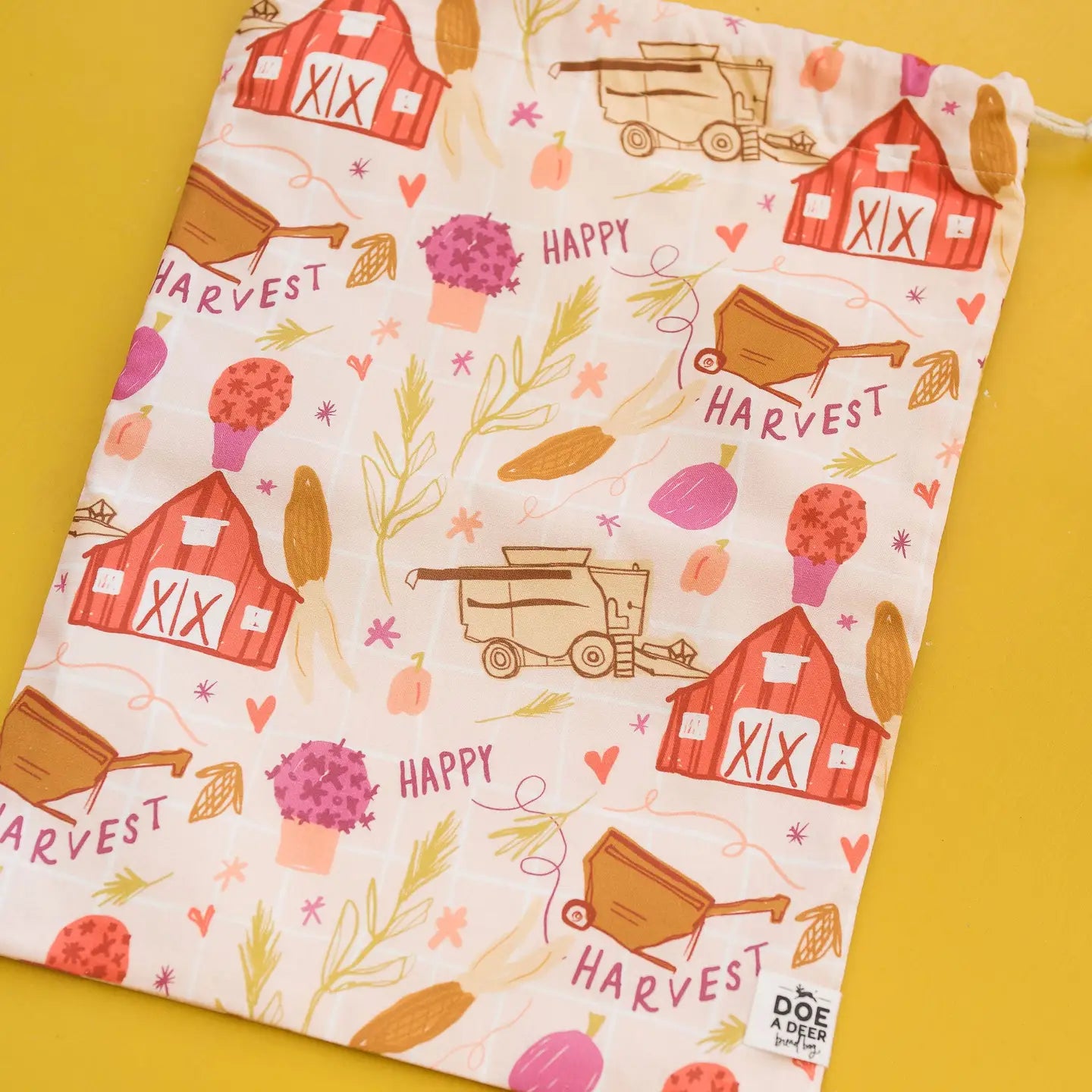 Happy Harvest Bread Bag