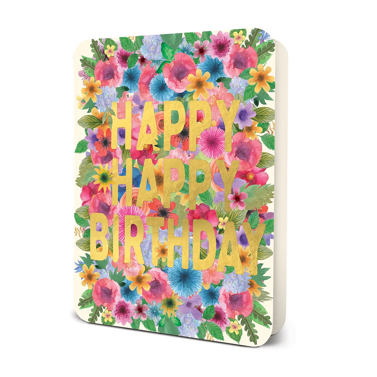 Happy Happy Birthday Greeting Card