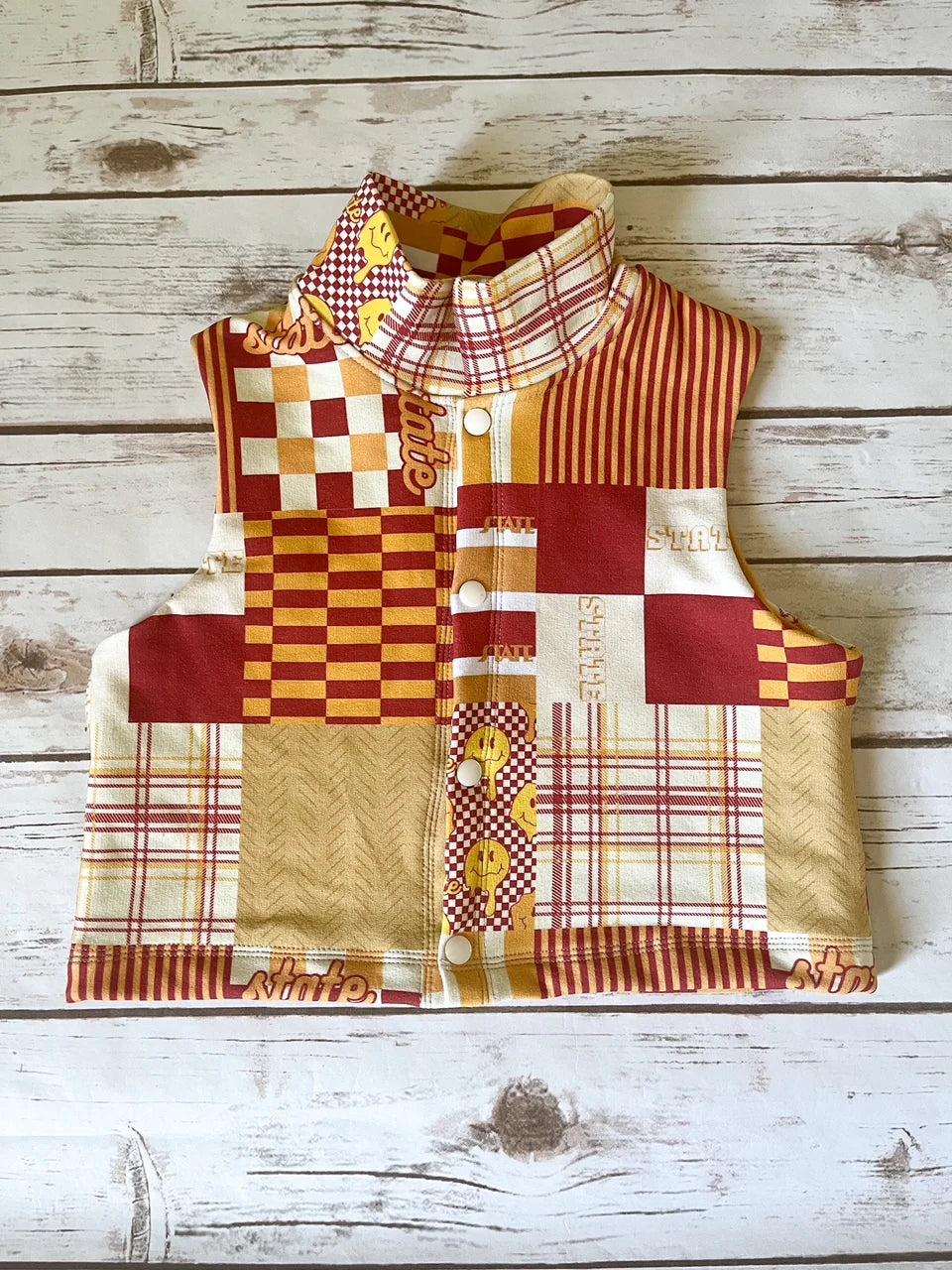 State Patchwork Vest