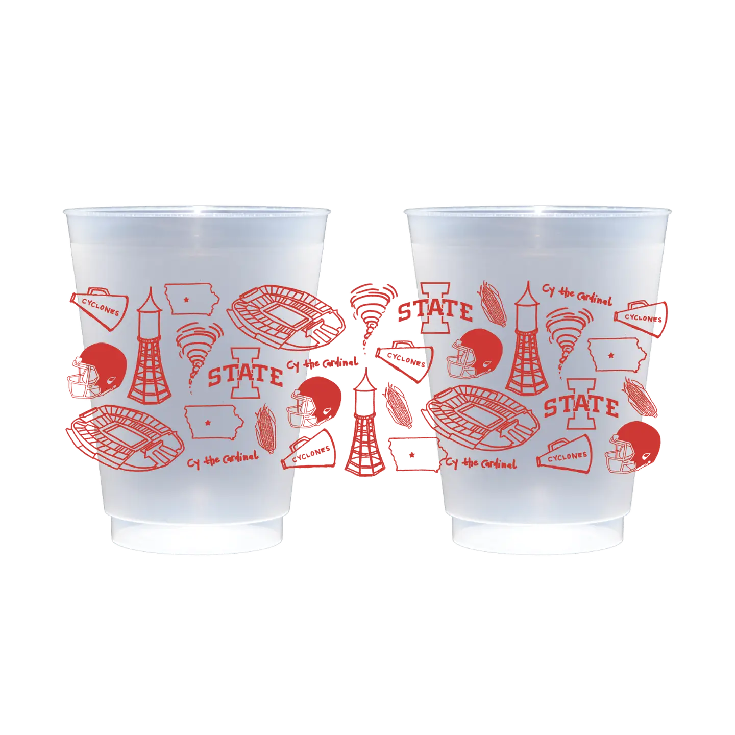 Iowa State Shatterproof Cups