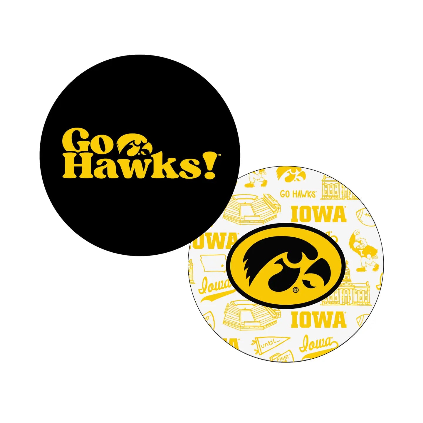 University of Iowa Coaster Set