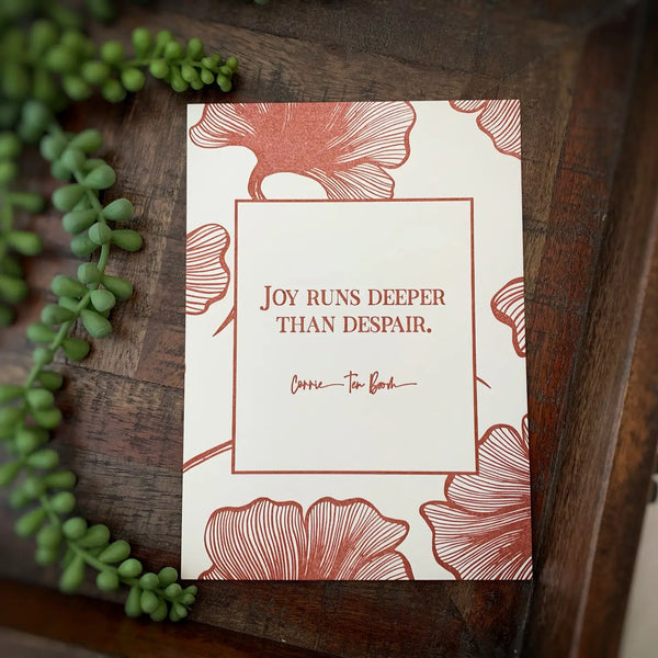 Joy Runs Deeper Art Print