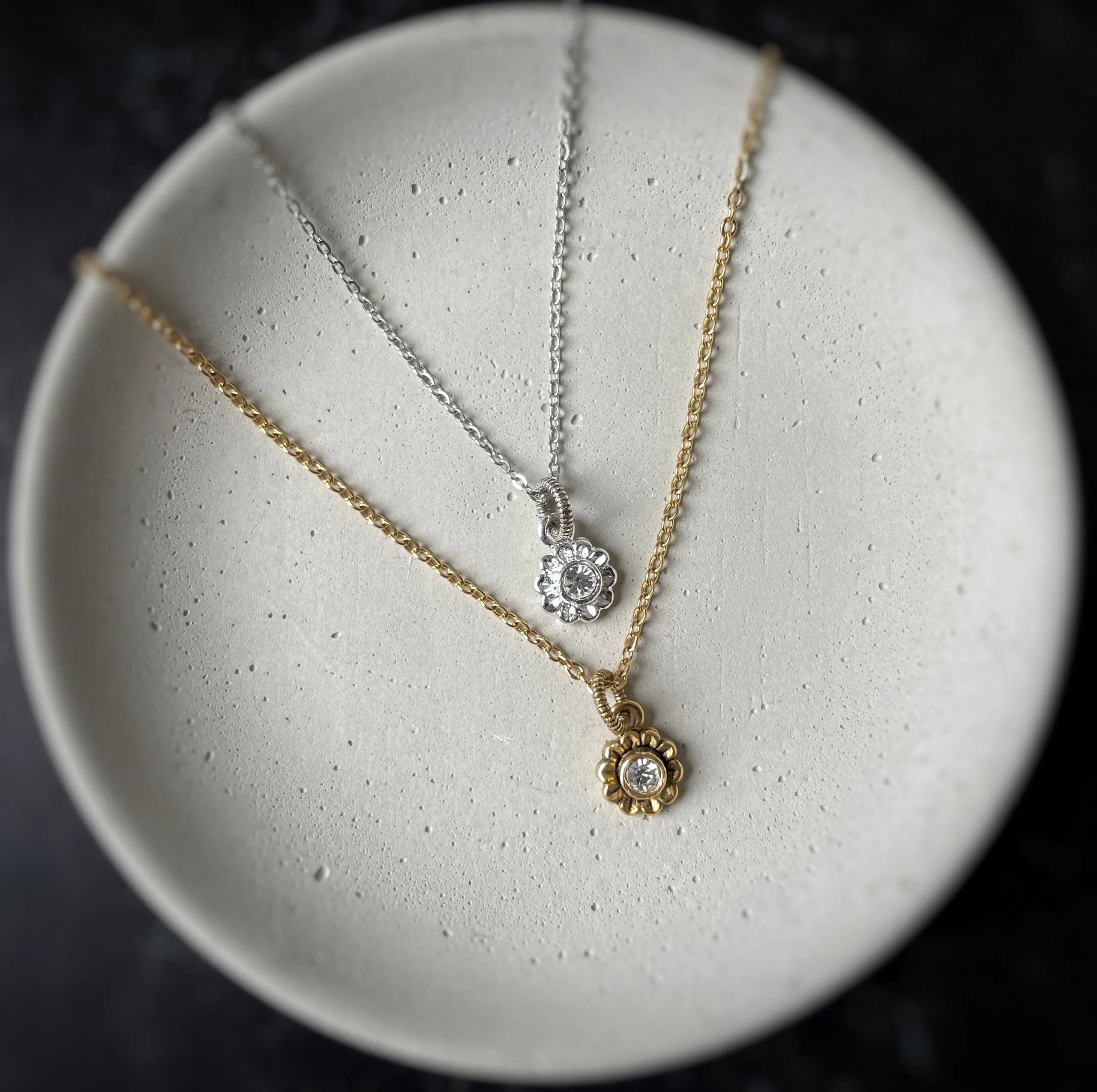 Pressed Consider The Lilies Necklace