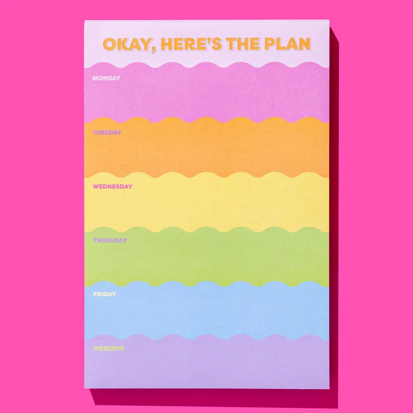 Large List Pad-Weekly Planner