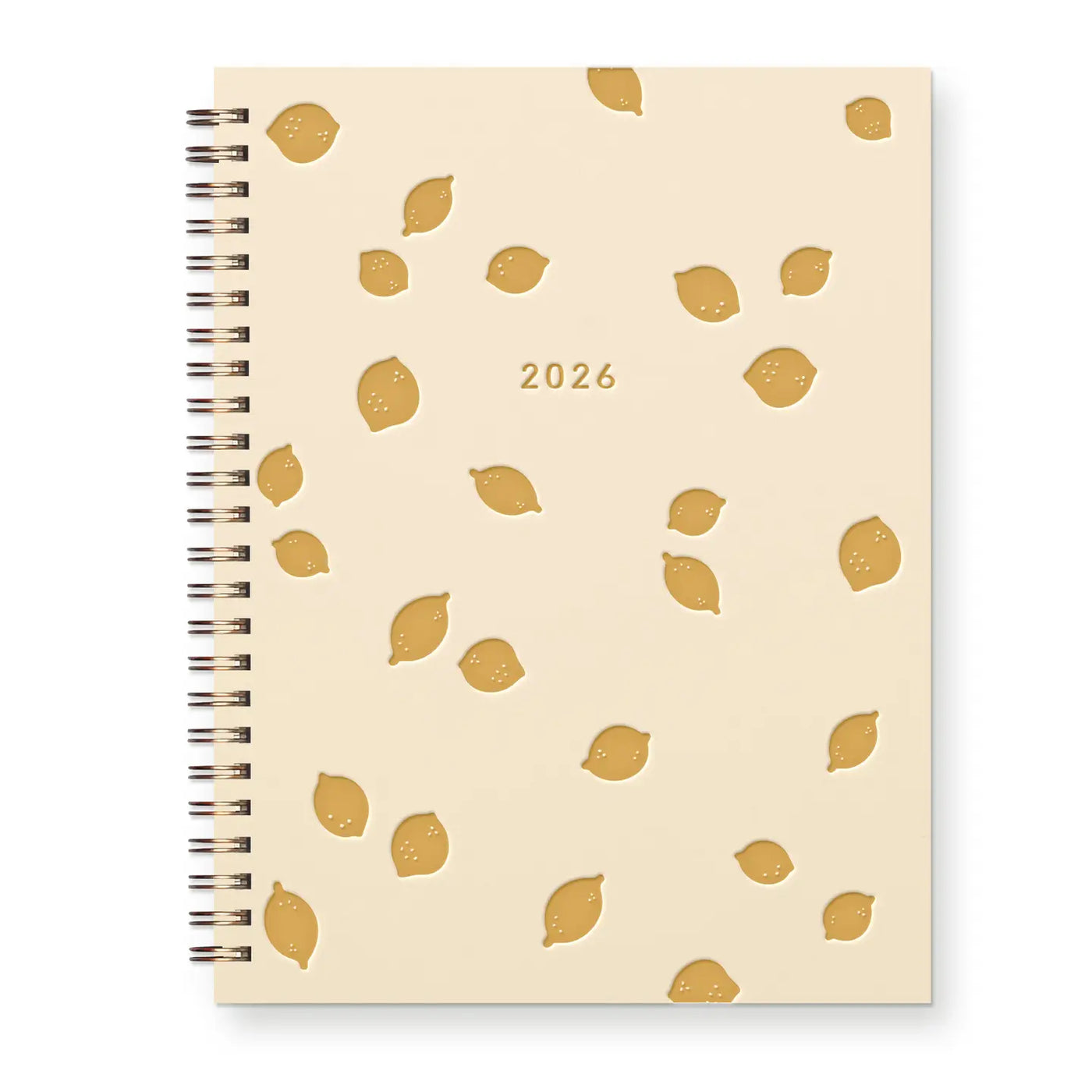 Lemon Pattern Dated Planner