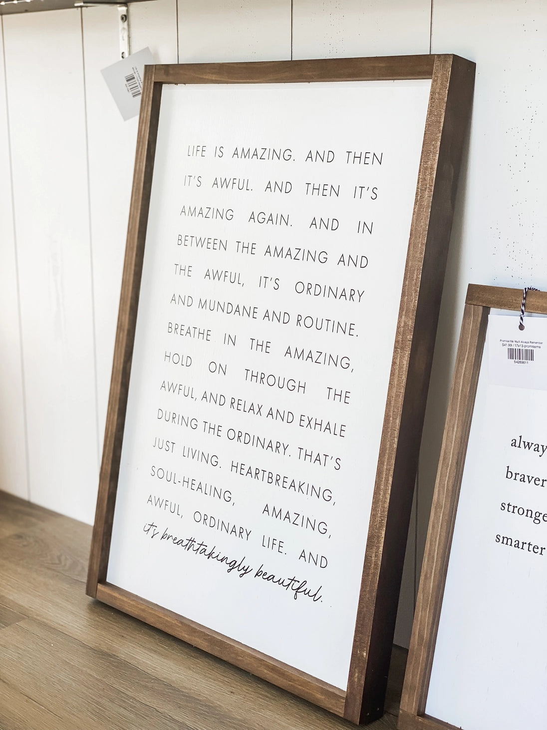 Life Is Amazing Wall Art-17x25