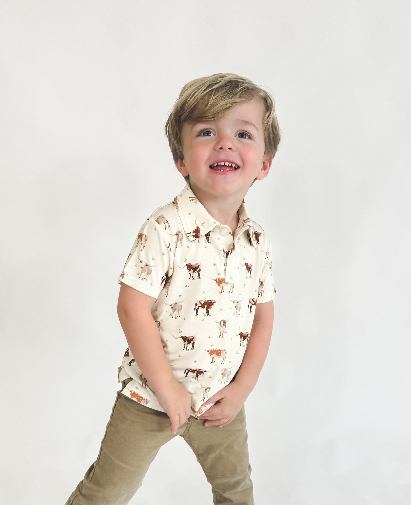 Longhorn Polo Tee