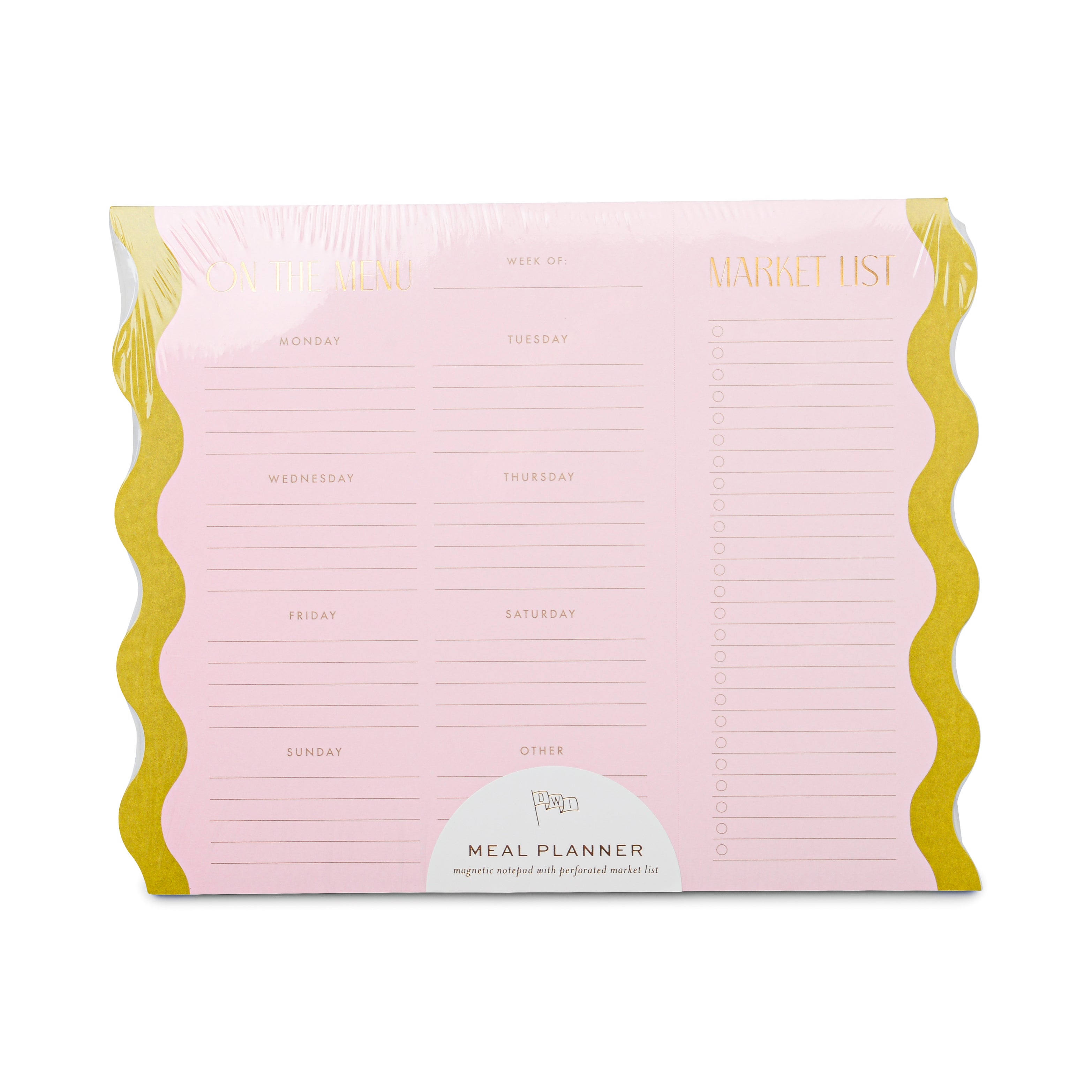 Meal Planner Notepad- Pink
