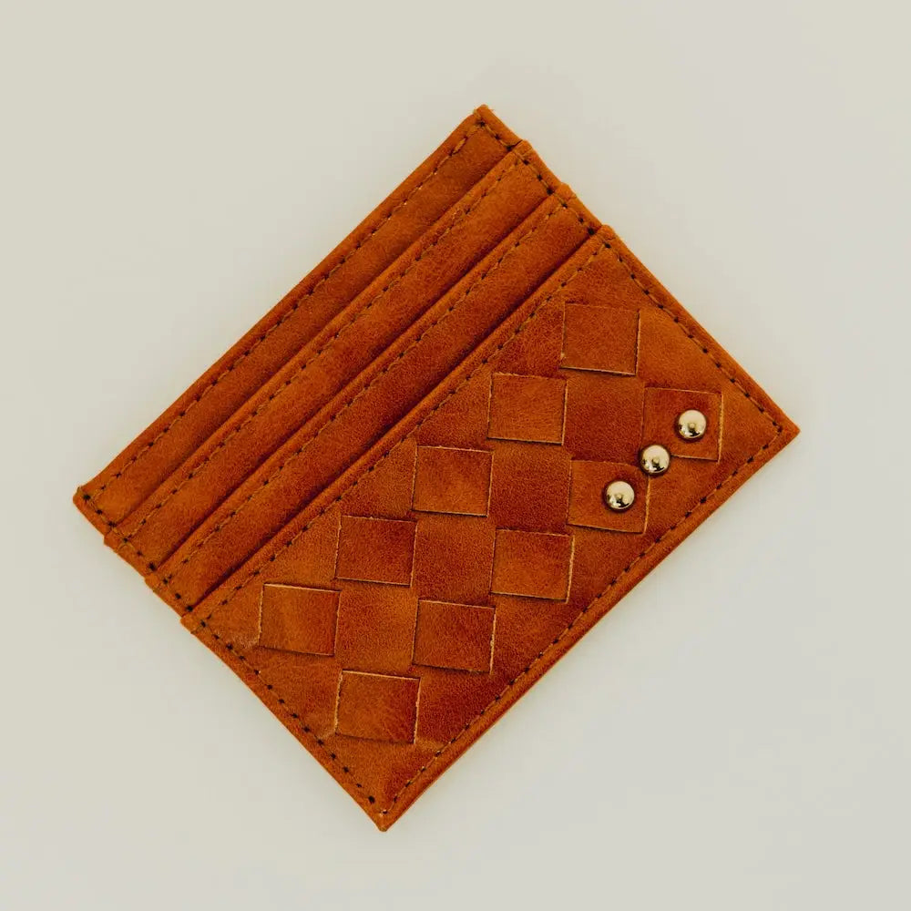 Mara Woven Card Wallet