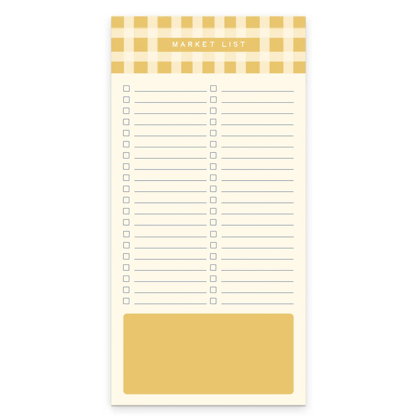 Gingham Market List