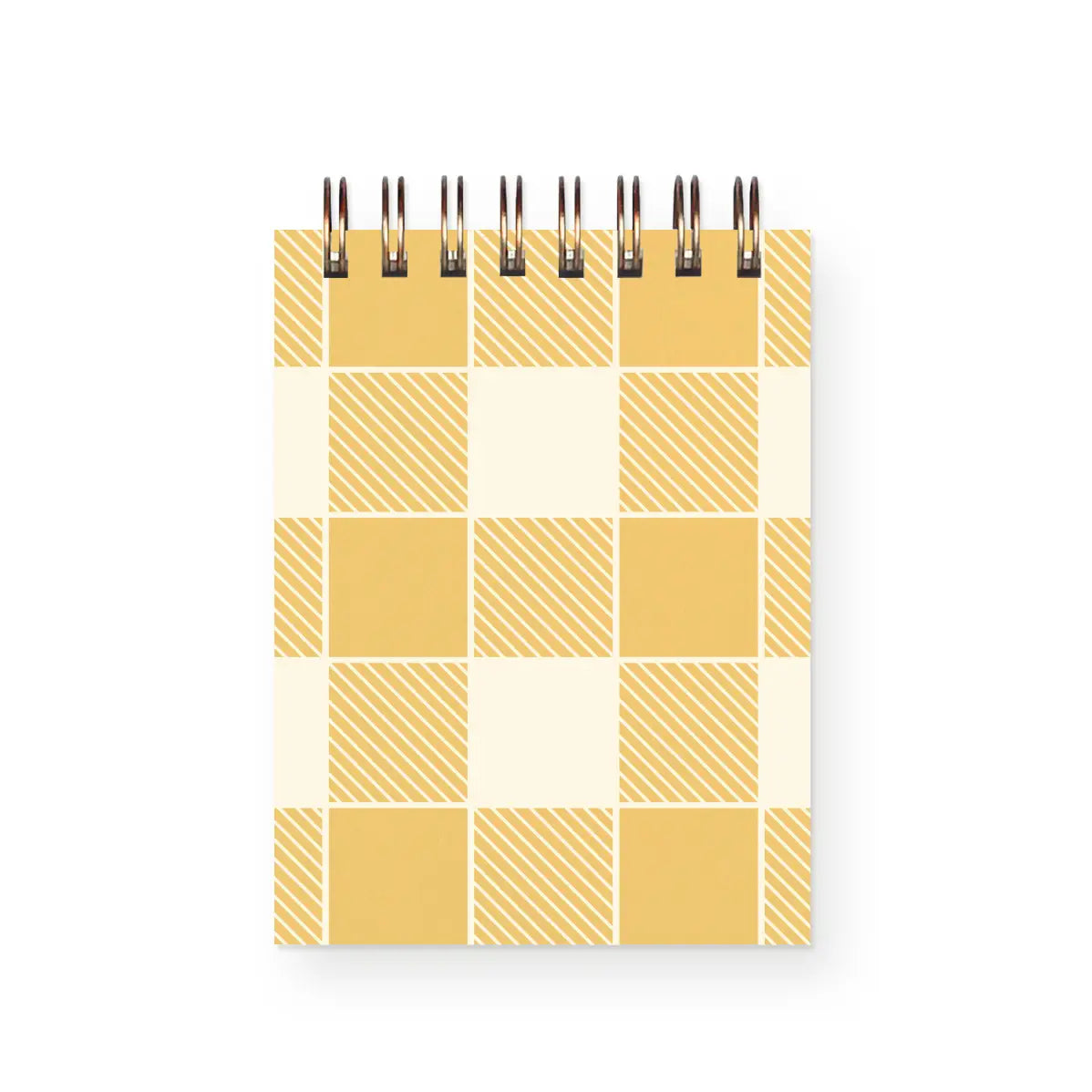 Gingham Pattern Mini Journal