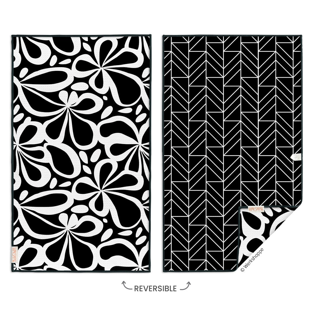 Mod Floral Microfiber Kitchen Towel