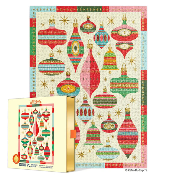 Vintage Ornaments Puzzle by Werkshoppe