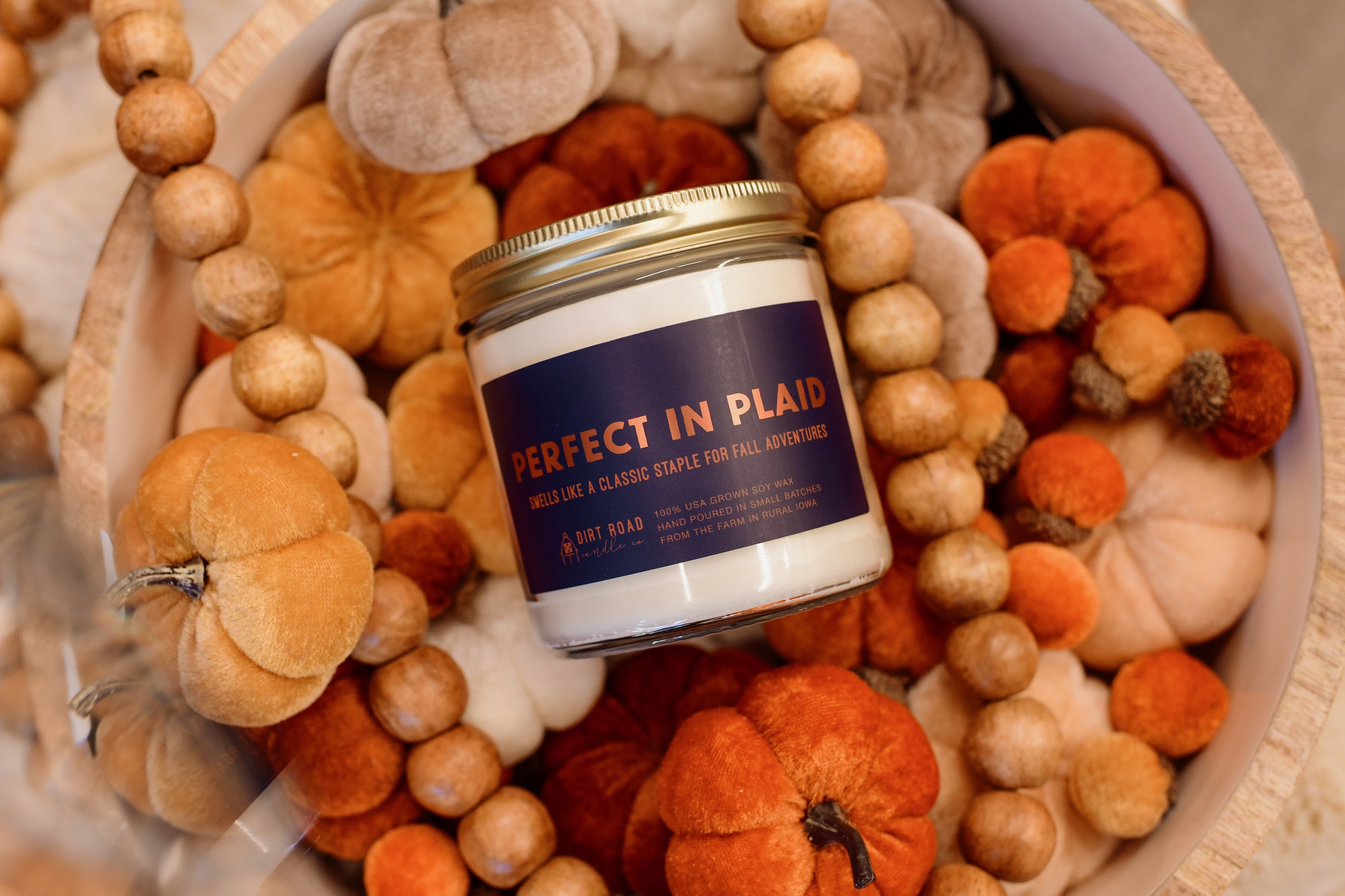 Perfect In Plaid Candle